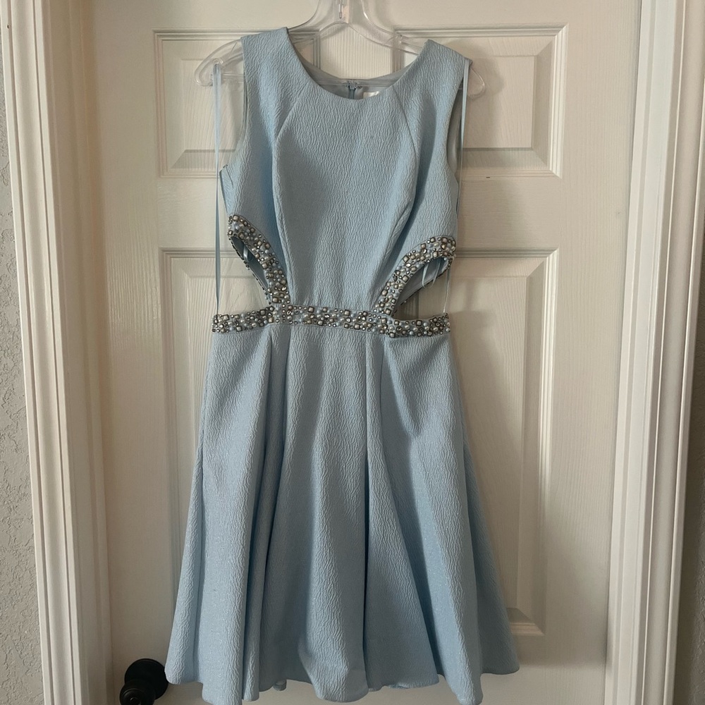 Mini embellished formal dress